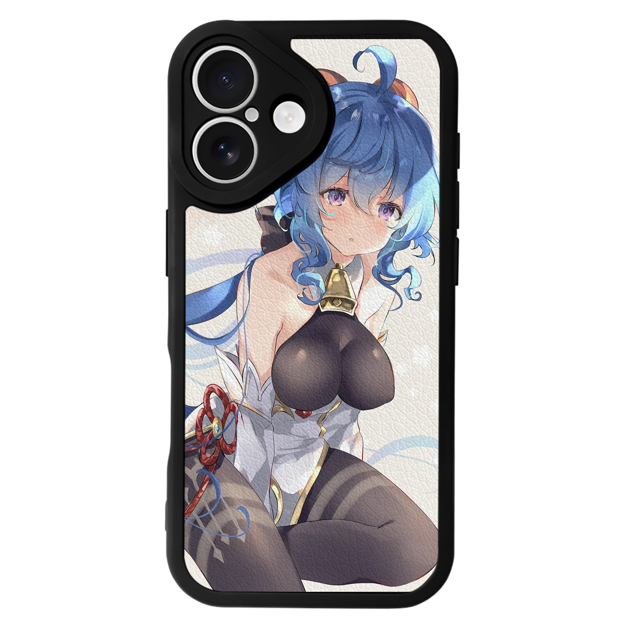 げんし神 genshin 【iPhone 16シリーズ対応】シリコンスマホケース（レザー調） 材質：シリコン